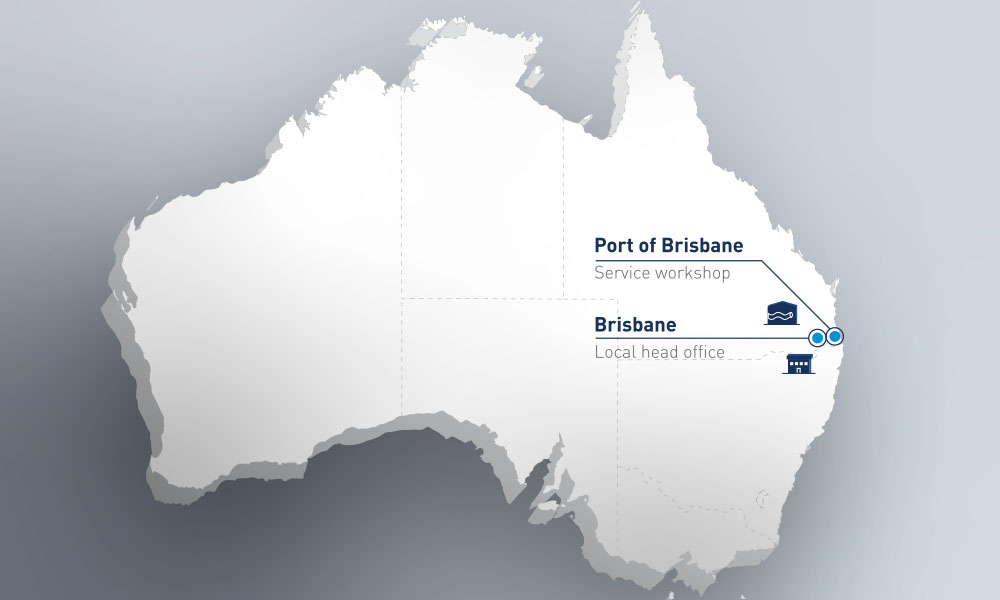 PCM AUSTRALIA MAP