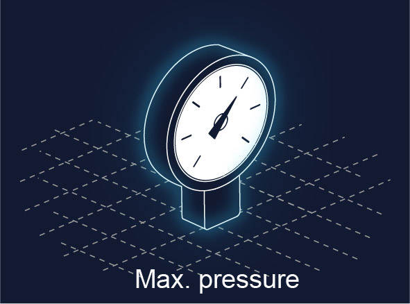 ALS technologies comparison - Max pressure