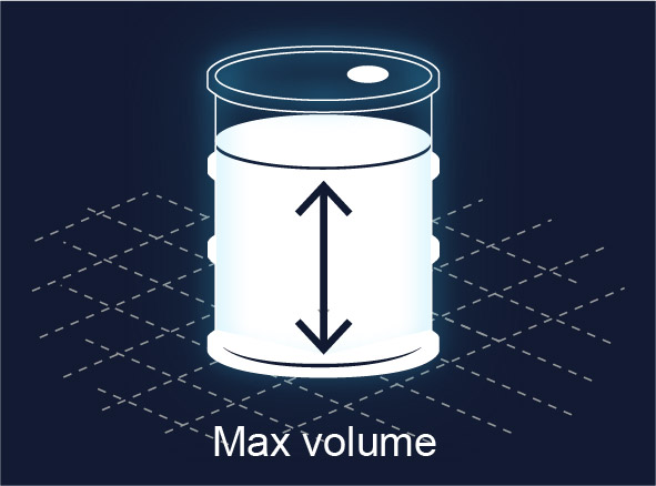 ALS technologies comparison - Max volume