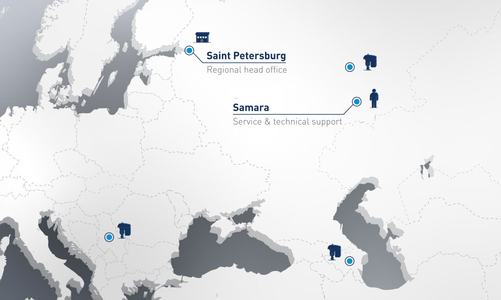 PCM presence in Russia and CIS 