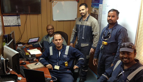 PCM field service in Mukhaizna (Oman)